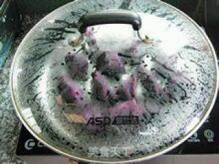 奶香紫薯馒头的做法