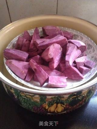 紫薯南瓜双色馒头的做法